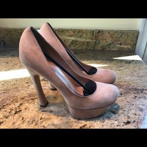 YSL Nude Suede Platform 105 Pump size EUR 37.5 WB